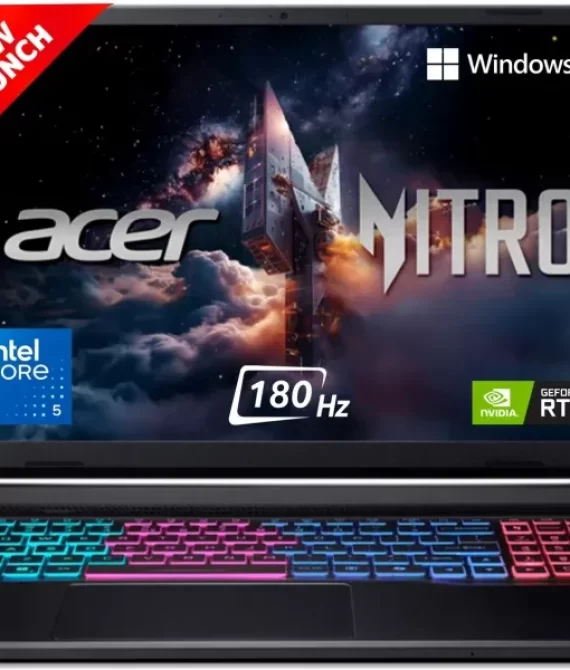 Acer Nitro V 16S ANV16S-71 Gaming Laptop, Obsidian Black