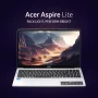 Acer Aspire Lite AL15-52H Thin and Light Laptop, Pure Silver